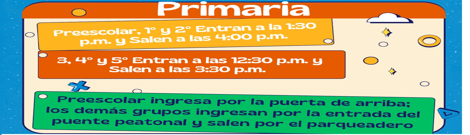 Horario primaria